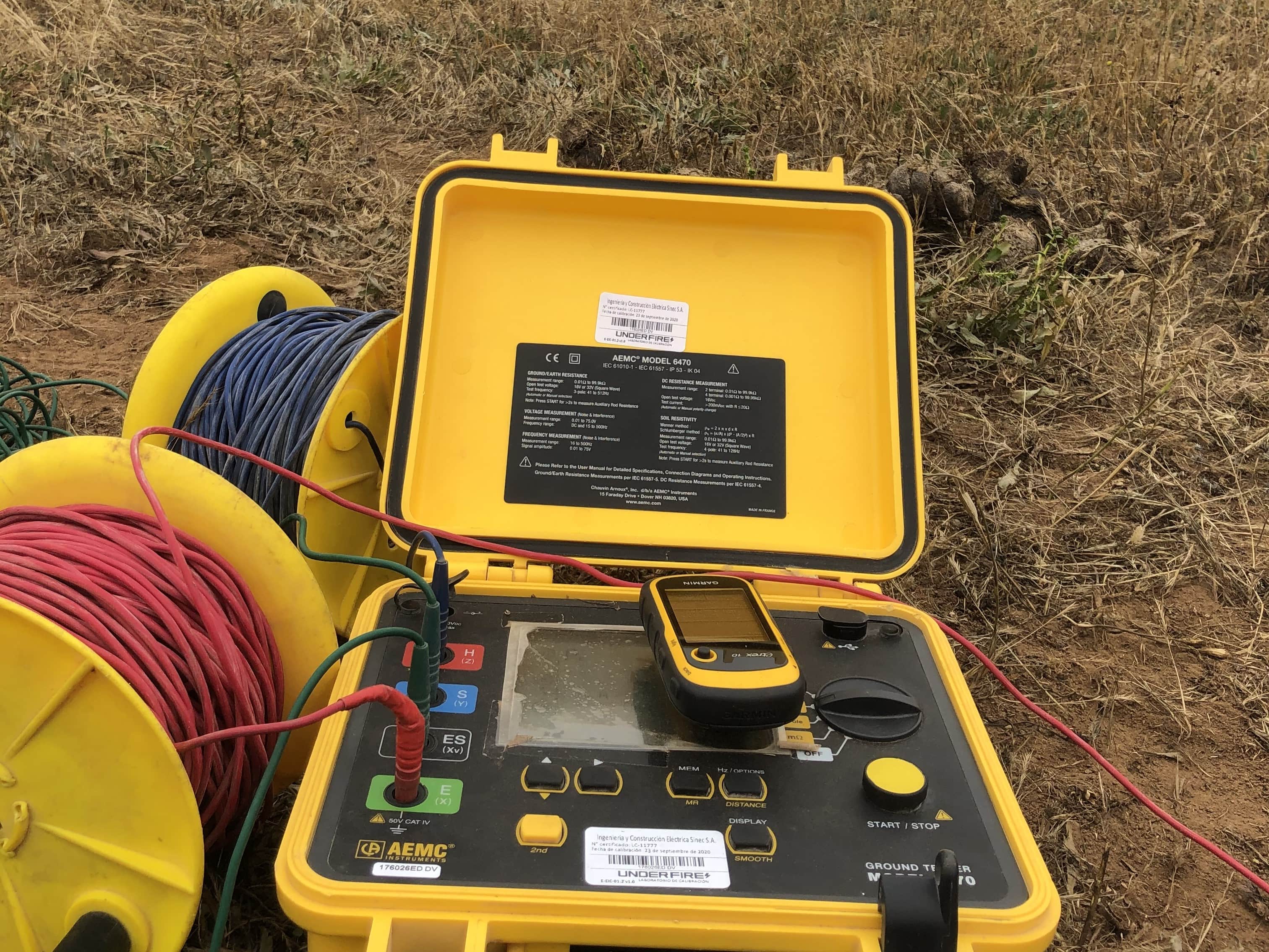 Medición de Resistividad de Terreno